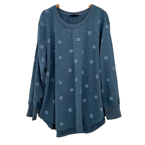 Jane & Delancey Women's Embroidered Floral Blouse Long Sleeve